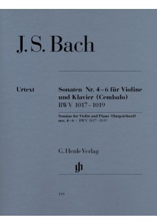Sonaten Nr. 4 - 6 für Violine und Klavier (Cembalo