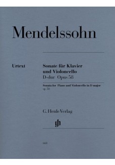 Sonate für Klavier und Violoncello D-dur op. 58