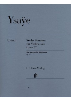 Sechs Sonaten für Violine solo op. 27