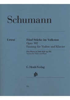 Fünf Stücke im Volkston op. 102
