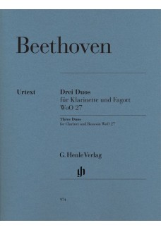 Drei Duos für Klarinette und Fagott WoO 27