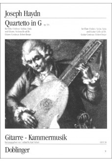 Quartett G-Dur op. 5/4 Hob. II:1