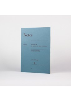 Notes - Notenblock 12 Systeme 50 Blatt 100 Seiten