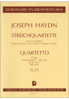 Streichquartett D-Dur op. 64/5 Hob. III:63