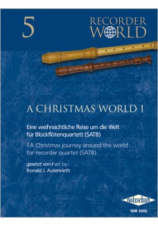 A Christmas World 1 für Blockflötenquartett