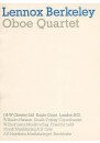 BERKELEY Oboe Quartet op. 70 Ob / Vln / Vla / Vlc