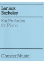BERKELEY 6 Preludes op. 23 Pf