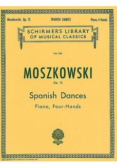 Moszkowski 5 Spanish Dances op. 12 1 Pf 4 Hands (L