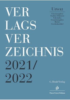 Henle Verlagsverzeichnis 2021/2022