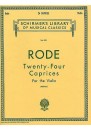 Rode 24 Caprices (Berkley) Solo Violin